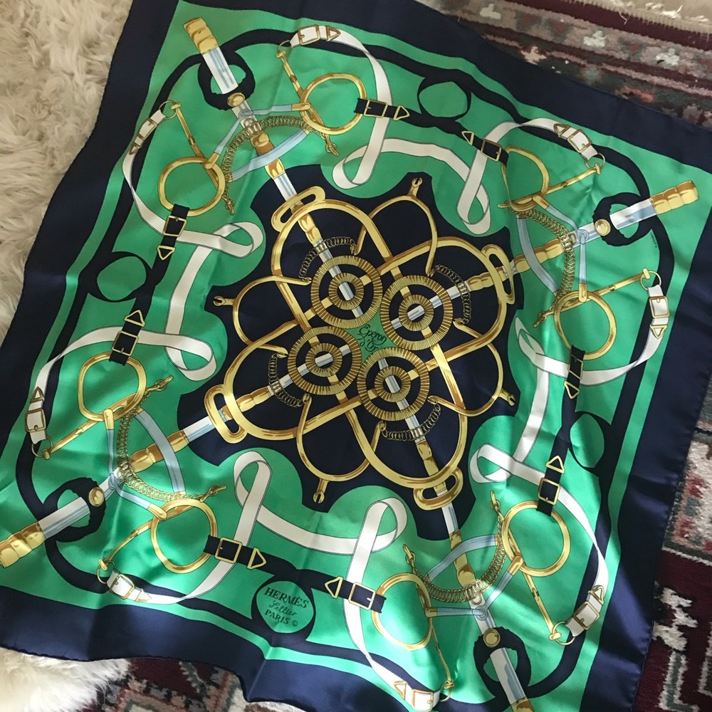 XL vintage Hermès scarf